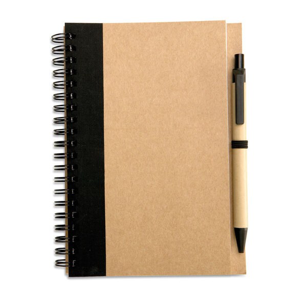 SONORA PLUS Caneta e bloco notas reciclado - GiftRetail IT3775