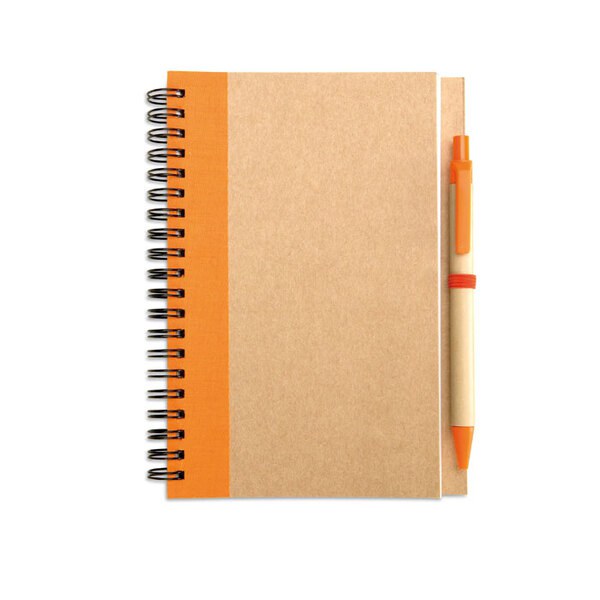 SONORA PLUS Caneta e bloco notas reciclado - GiftRetail IT3775