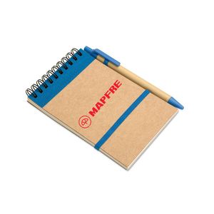 SONORA Caneta e bloco notas reciclado - GiftRetail IT3789