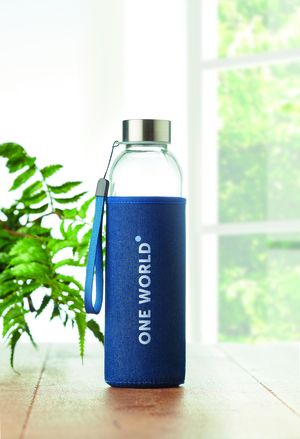 UTAH DENIM Garrafa vidro em bolsa 500 ml