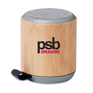 RUGLI Eco-Friendly Bamboo Wireless Speaker with Strap