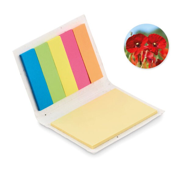 VISON SEED Bloco notas de papel sementes - GiftRetail MO6510