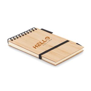 SONORABAM Set de bloco notas  bambu A6
