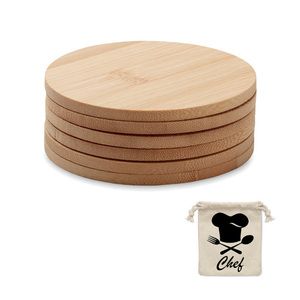 BAYIN SET Conjunto de 6 bases para copos