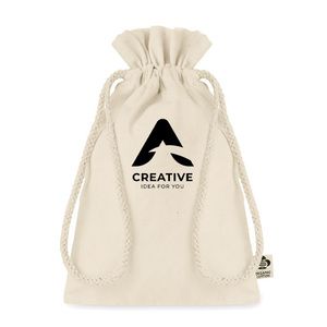 AMBER SMALL Eco-Friendly Small Organic Cotton Gift Bag
