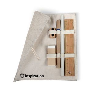 ECOSET Set escritório bolsa algodão
