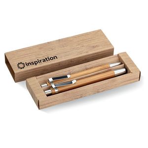 BAMBOOSET Conjunto de caneta e lapiseira
