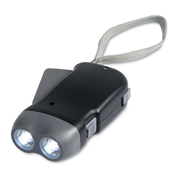 ROBIN Lanterna Dinamo LED Compacta com Baterias - GiftRetail MO8235