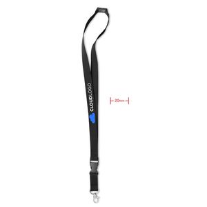 LANY Premium 20mm Lanyard with Metal Hook and Safety Features