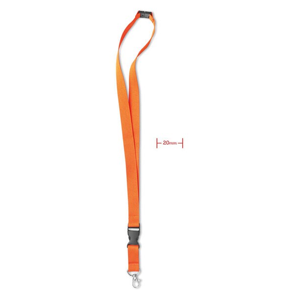 LANY Lanyard  gancho de metal 20 mm - GiftRetail MO8595