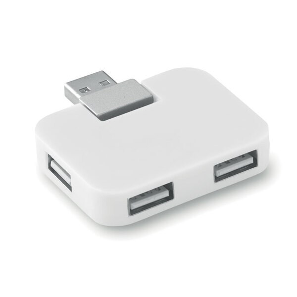 SQUARE Hub de 4 portas Usb - GiftRetail MO8930
