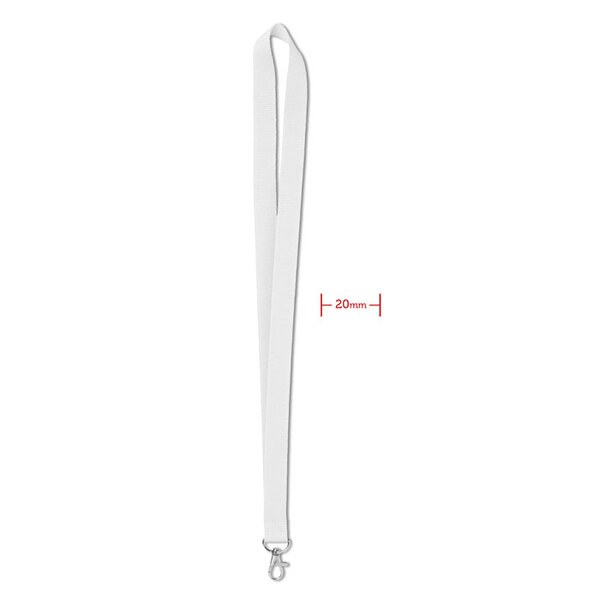 SIMPLE LANY - Premium 20mm Lanyard with Metal Hook - Sublimation Print - GiftRetail MO9058
