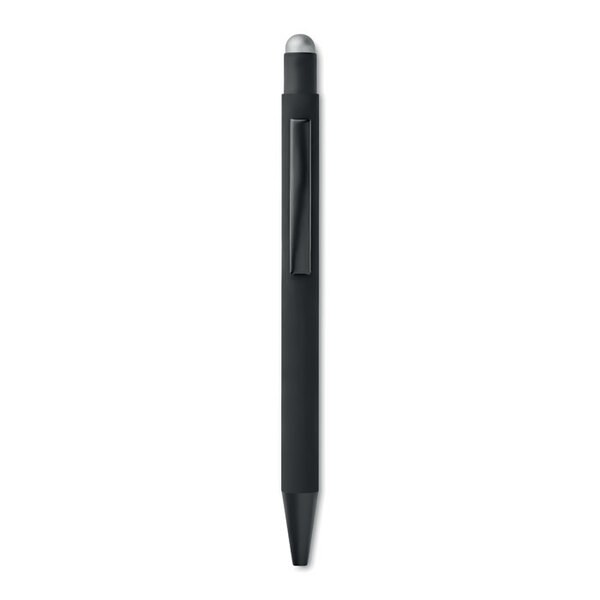 NEGRITO Caneta Stylus em alumínio - GiftRetail MO9393