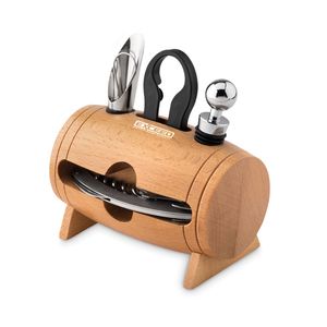 BOTA Set Vinho e suporte madeira