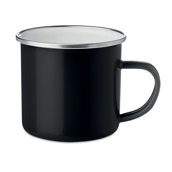 PLATEADO Caneca metal esmaltada - GiftRetail MO9756