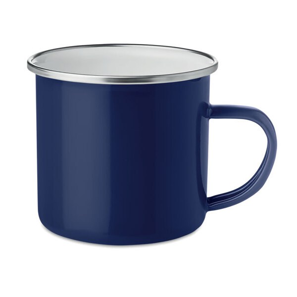 PLATEADO Caneca metal esmaltada - GiftRetail MO9756