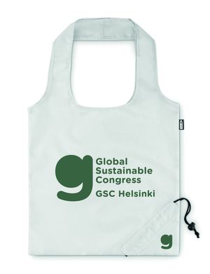 FOLDPET Eco-Friendly Foldable RPET Shopping Bag with Pouch