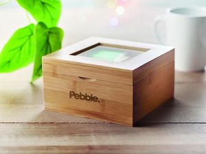 CAMPO TEA Caixa de chá em bambu