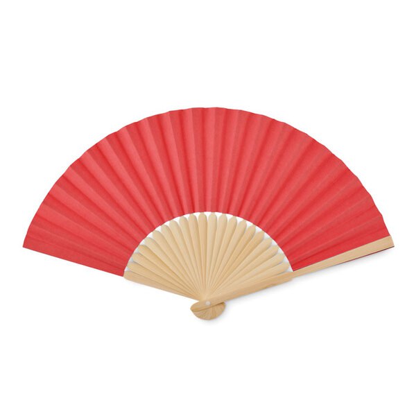 FANNY PAPER Elegant Bamboo and Paper Handheld Fan - GiftRetail MO6828