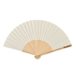 FANNY PAPER Elegant Bamboo and Paper Handheld Fan - GiftRetail MO6828