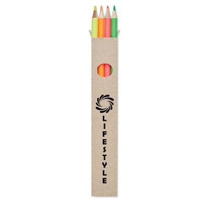 BOWY Caixa de 4 lápis de cor