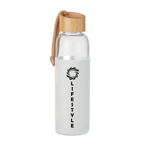 CHAI Glazen fles 500 ml in pouch - GiftRetail MO6845