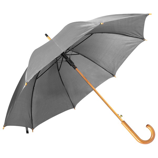 Goya 39529 - Automatic Wooden Handle Umbrella, 190T Polyester CLOUDY