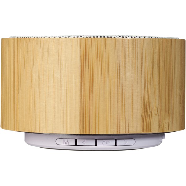 Coluna Bluetooth® de bambu "Cosmos" - EgotierPro 124100