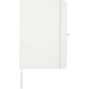 Bloco de notas de capa dura A5 reciclado com páginas pautadas "Teak" - EgotierPro 106013