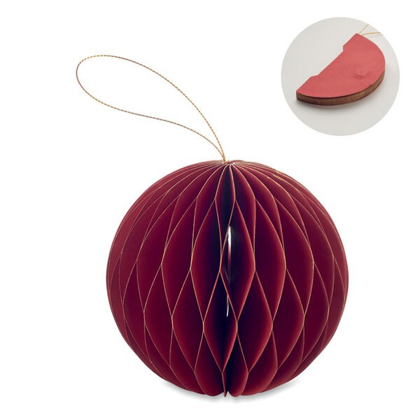 HARMOBAUBLE Cabide de Natal de papel - GiftRetail CX1576