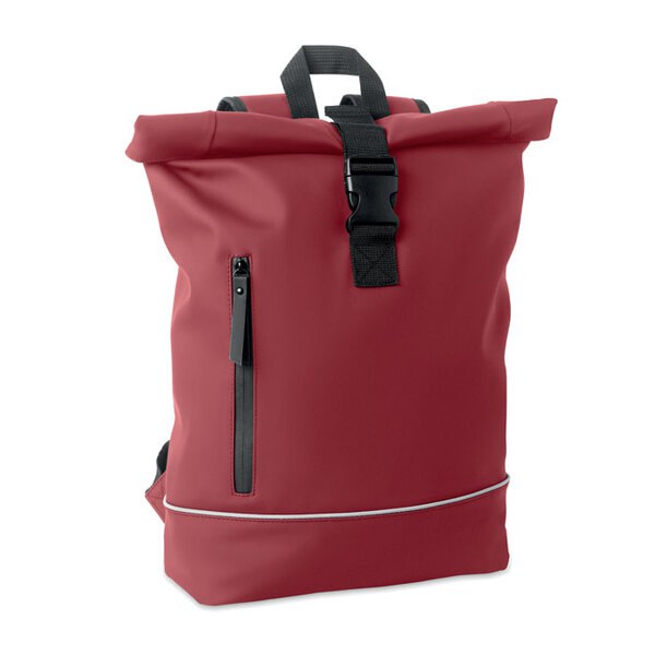 LAPTOSA Laptop 15" roll top PU backpack - GiftRetail MO2581