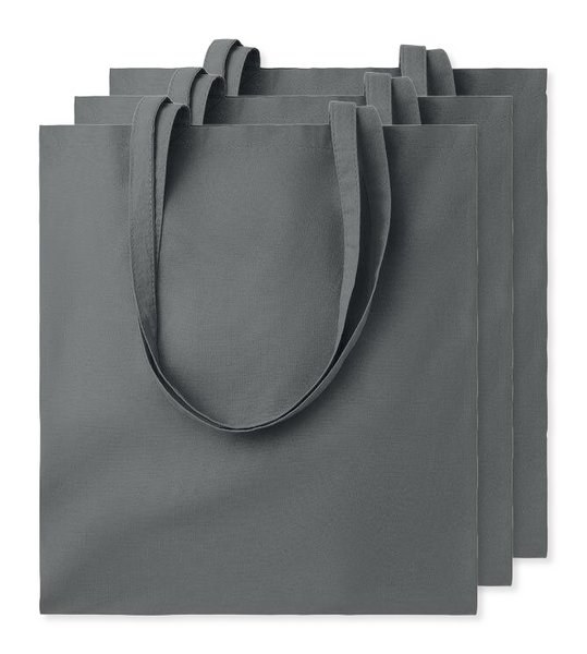Pack de 3 GiftRetail MO9268 - COTTONEL COLOUR + Sacola de algodão 140 gr / m²