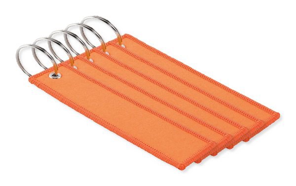 Pack de 50 GiftRetail MO2463 - TAKEOFF Porta-chaves de poliéster