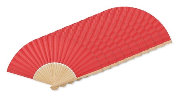 Pack de 10 GiftRetail MO6828 - FANNY PAPER Leque de bambu