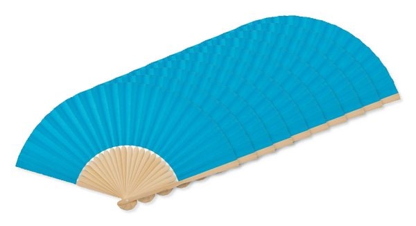 Pack de 10 GiftRetail MO6828 - FANNY PAPER Leque de bambu