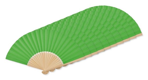 Pack de 10 GiftRetail MO6828 - FANNY PAPER Leque de bambu