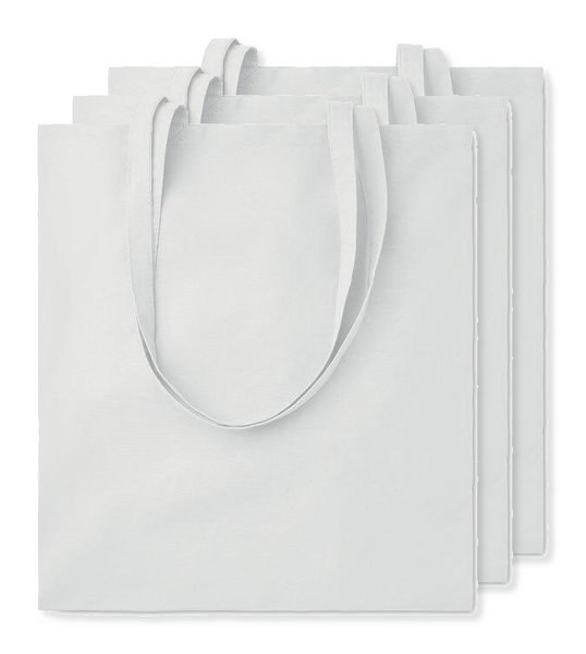 Pack of 30 GiftRetail MO9268 - COTTONEL COLOUR Eco-Friendly 140gsm Cotton Shopping Tote Bag