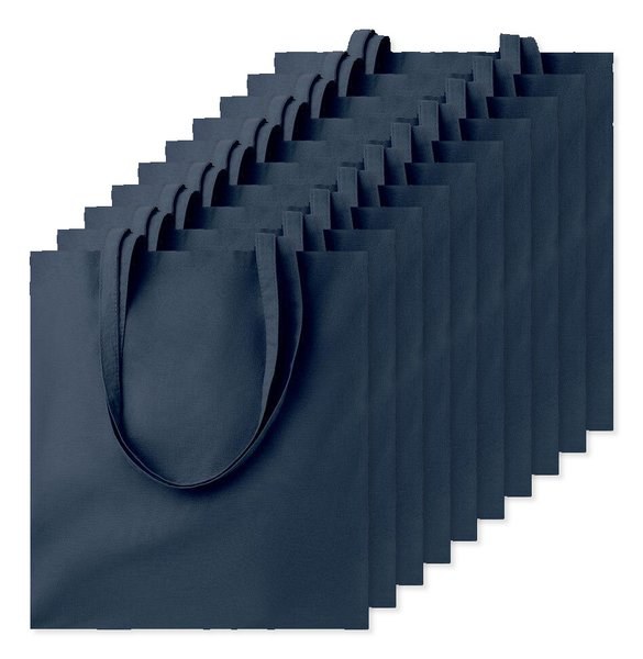 Pack de 100 GiftRetail MO9268 - COTTONEL COLOUR + Sacola de algodão 140 gr / m²