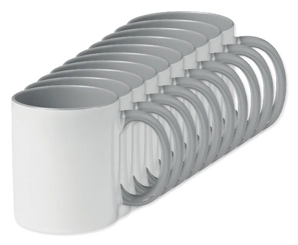 Pack de 10 GiftRetail MO8422 - SUBLIMCOLY Caneca colorida p/ sublimação