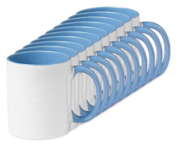 Pack de 10 GiftRetail MO8422 - SUBLIMCOLY Caneca colorida p/ sublimação