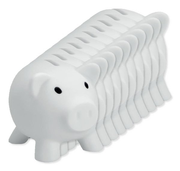 Pack de 100 GiftRetail MO8132 - SOFTCO Porquinho mealheiro