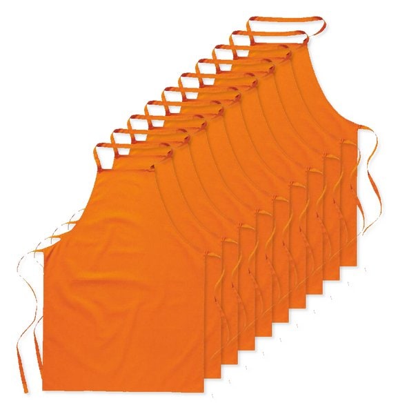 Pack de 10 GiftRetail MO7251 - KITAB Avental de cozinha algodão