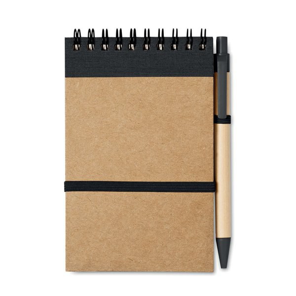 SONORA Caneta e bloco notas reciclado - GiftRetail IT3789