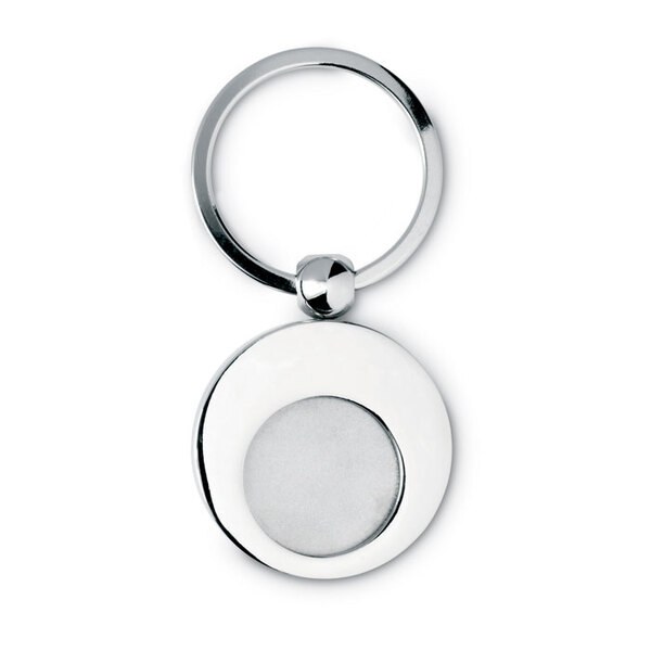 EURING Porta-chaves metálico c/ ficha - GiftRetail IT3866