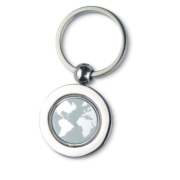 GLOBY Porta-chaves Globo em metal - GiftRetail KC6297