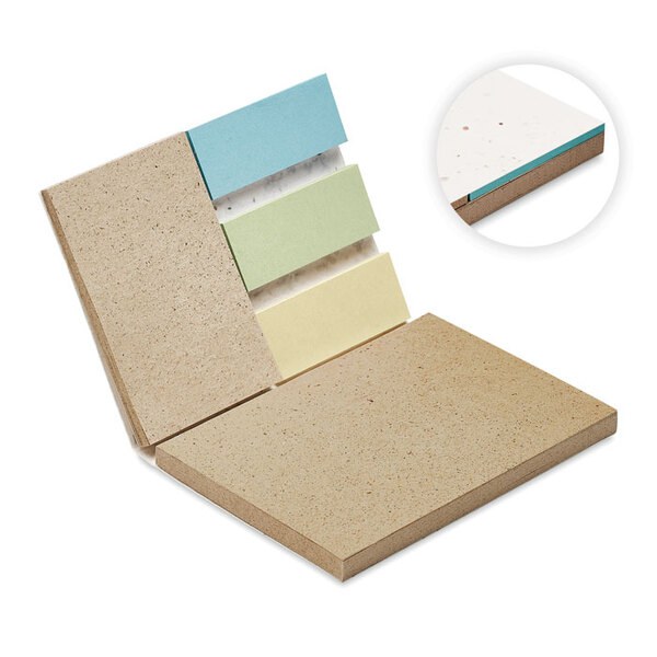 GROW ME Conj. notas papel sem. herb - GiftRetail MO6235