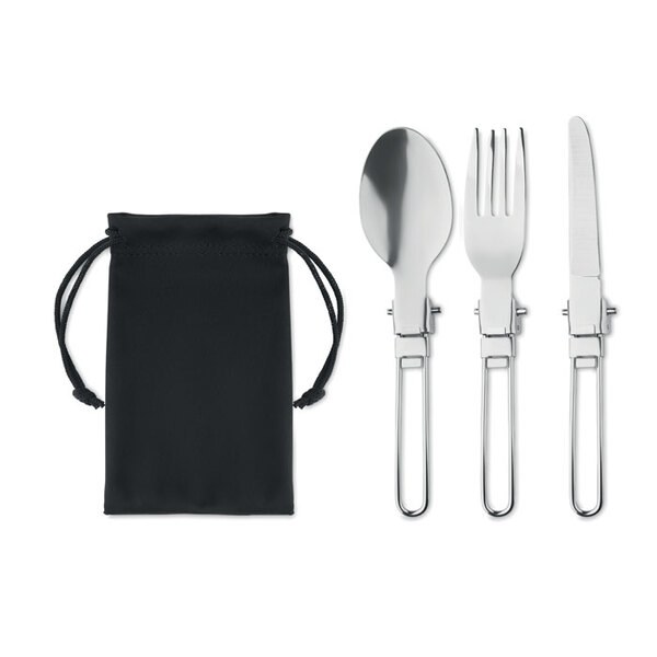 STAPI SET Set 3 talheres para campismo - GiftRetail MO6359