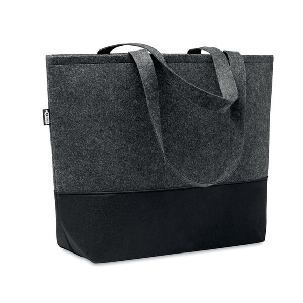 DUO INDICO Saco de feltro RPET - GiftRetail MO6455