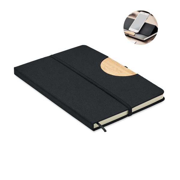 BLAMA A5 RPET bloco notas 80 forrado - GiftRetail MO6576