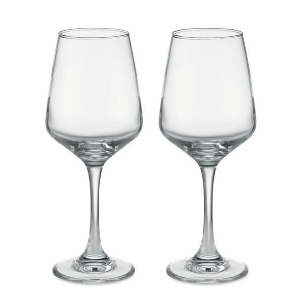 CHEERS Conjunto de 2 copos de vinho - GiftRetail MO6643